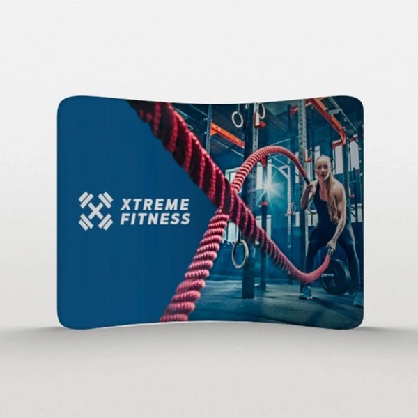 Stretch Fabric Display Curved